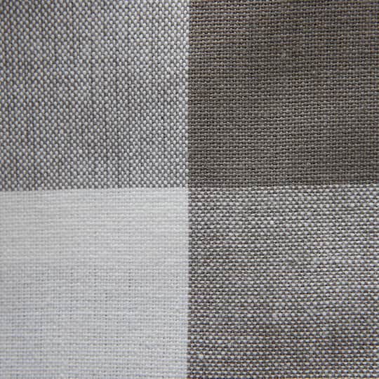 DII® Gray & White Reversible Gingham & Buffalo Check Placemat Set, 4ct.